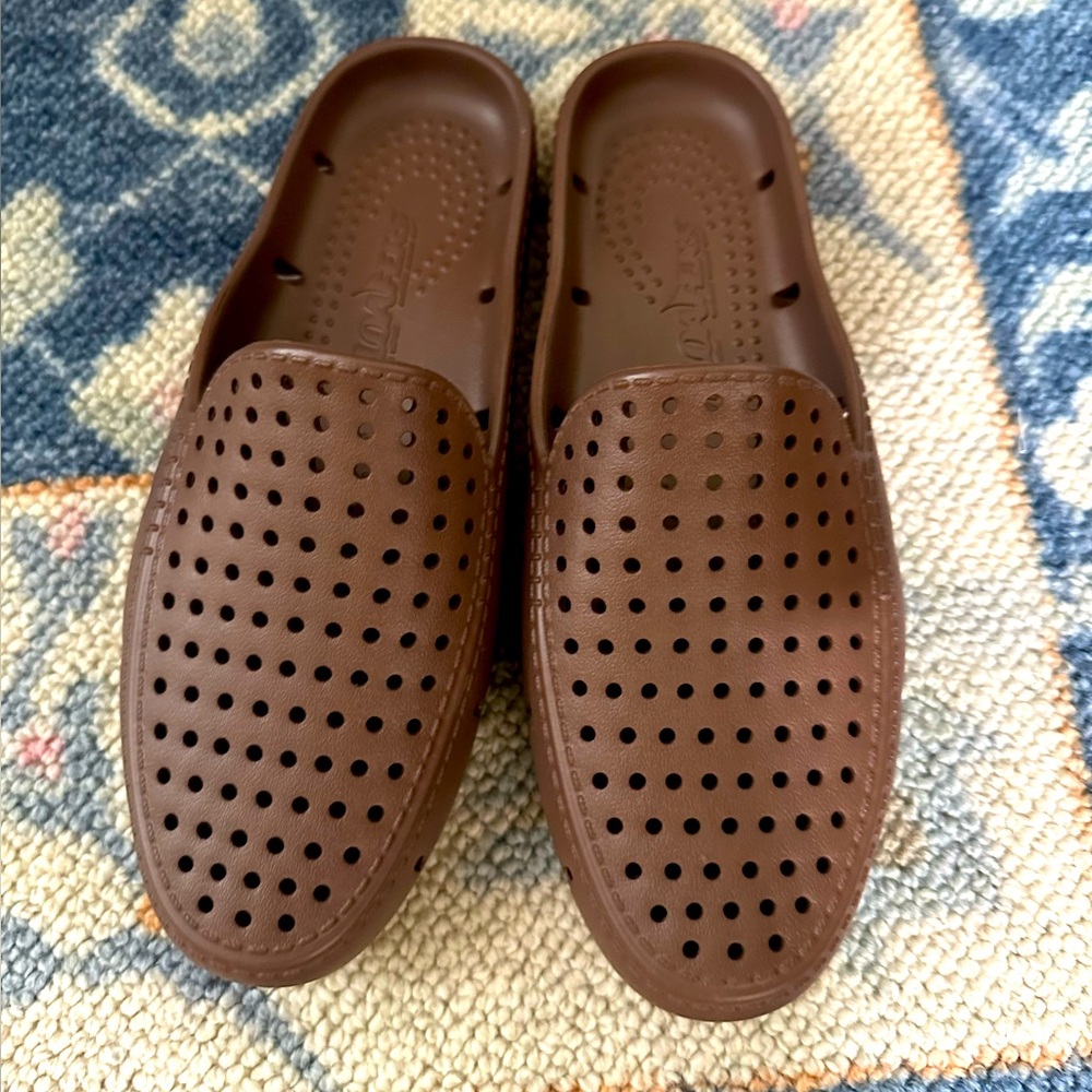 Floafers Sunset slide, brown, Men’s 6, NWOT